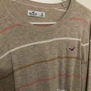 NWOT Hollister striped sweater size XL